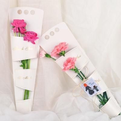 Flower Bouquet Rose Single Roses Flower Gift Box Cone Flower Bouquet