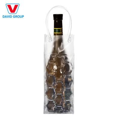Customized Good Selling Gel Ice Pack Wine Cooler Bottle Packer Ice Pack Wine Cooling Sleeve
