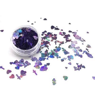 New Popular Rainbow Glitter Star Shape Glitter Christmas Decoration Glitter for Festival Decorations