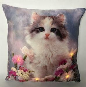 Home Decorative Easter Pillow, LED Light up Cushion for Holiday Season Gift