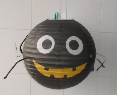 Paper Lanterns Halloween Spider Hanging Paper Lantern for Indoor and Outdoor Decoration