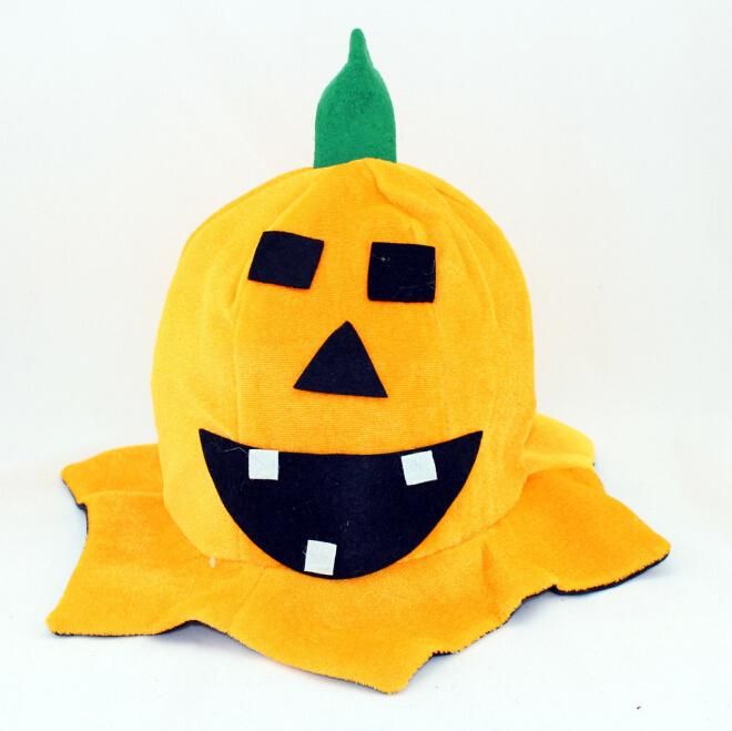 Cheap Kids Halloween Custom Design Gift Funny Soft Pumpkin Halloween Hat
