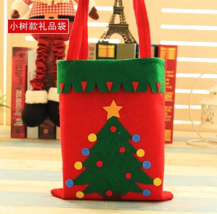 Candy Tote Gift Bag for Christmas Decorations