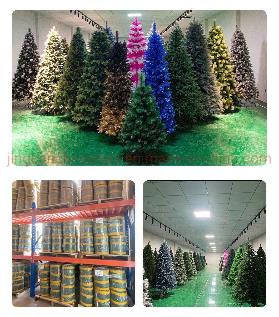 Artificial Frosted Pine Needle Mixed PVC Christmas Tree