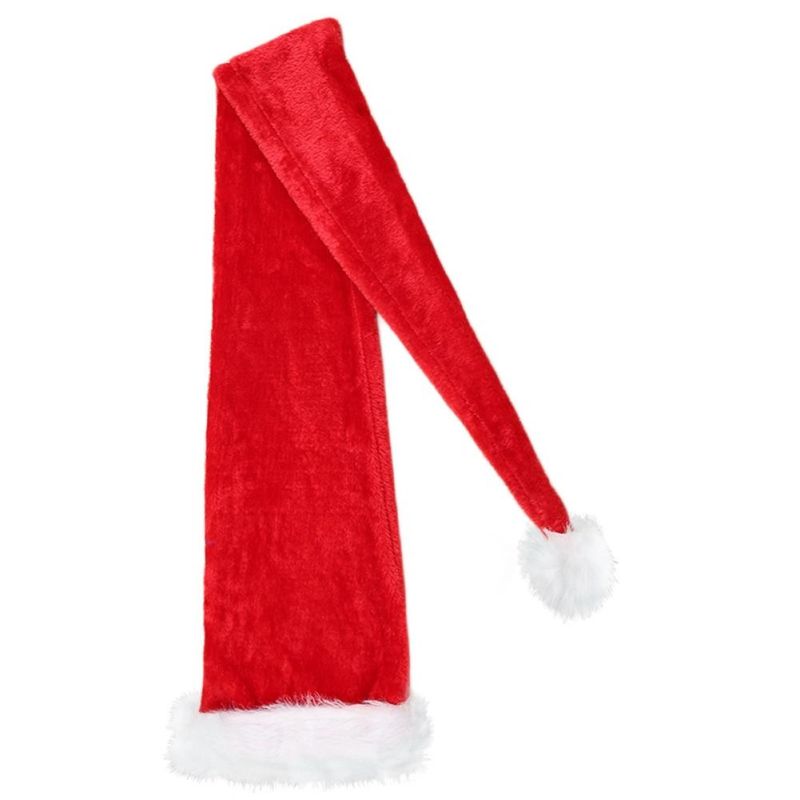 New Product 2019 Home Party Christmas Decorations Long Christmas Santa Hat for Children and Adults