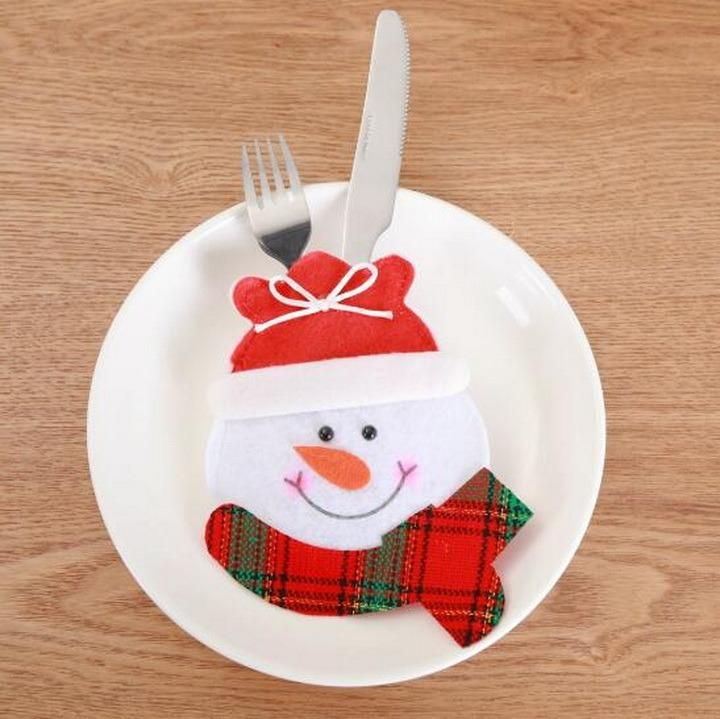 Christmas Decoration Creative Cartoon Tableware Knife and Fork Cover