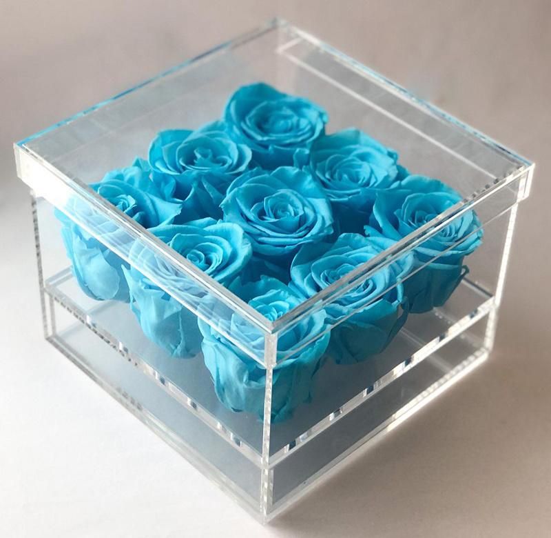 Wholesale Real Preserved Flower in a Box Wedding Anniversary Gifts