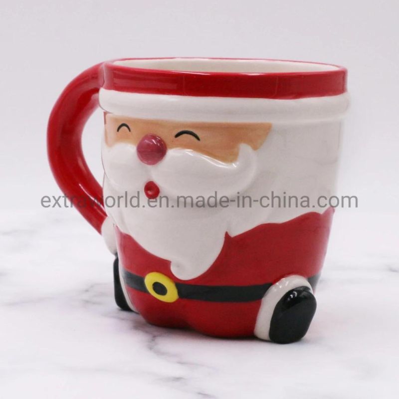 New Design Ceramic Crafts Christmas Decorations Coffee Milk Mug