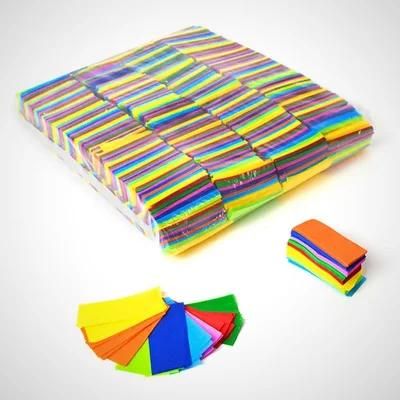 Wholesale Party Favor Flameproof Tissue Confetti Rectangle Paper Confetti