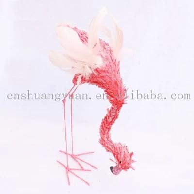 New Design Christmas Shiny Flamingo Elk for Holiday Wedding Party Decoration Supplies Hook Ornament Craft Gifts