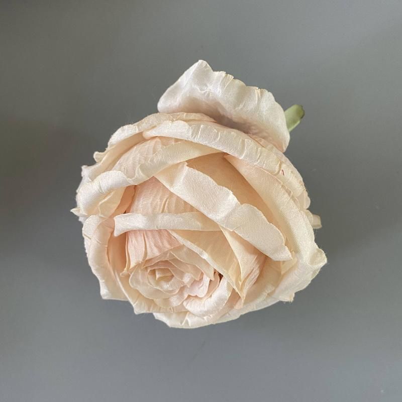 Wholesale High Quality Rose Flower Heads Silk Flower Wall Panel Flower Heads