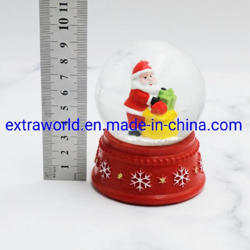 Wholesale Snow Globe Christmas Tree Decorations Balls, Resin Water Snowball