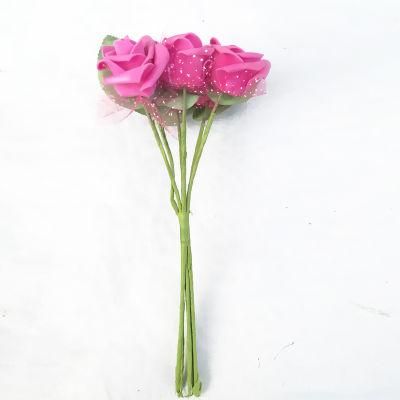 Artificial Real Touch Flower Silk Rose Flower Decorative Artificial Flowers