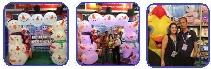 4FT Christmas Reindeer Opening Hand, Inflatable Indoor Outdoor Party Decoration