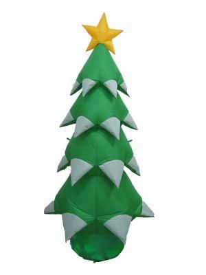 6FT Christmas Gree Tree with Star, Home Yard Inflatable Decoration