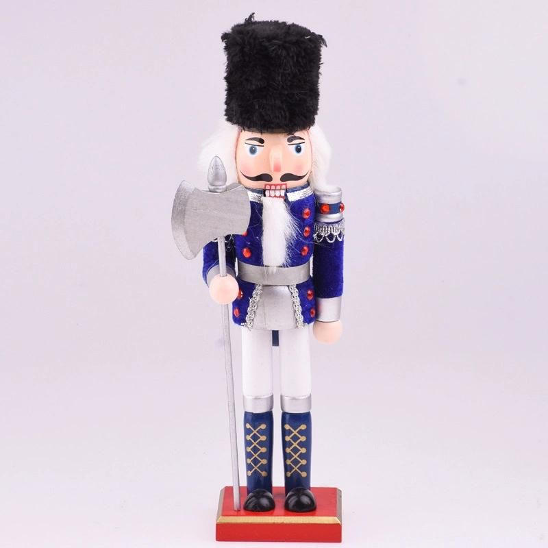 Creations Red and Blue King 12 Inch Traditional Wooden Nutcracker