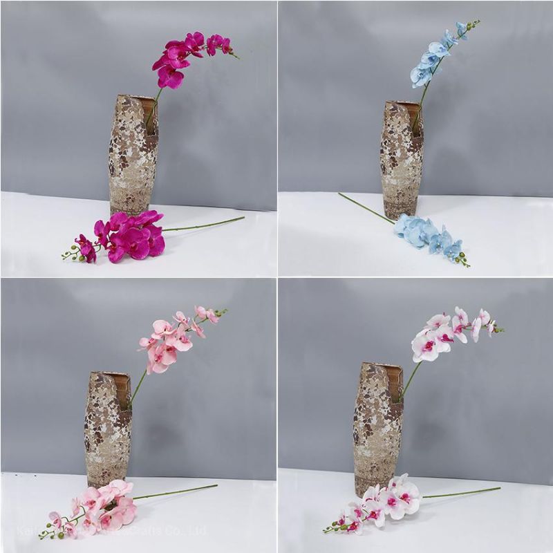 Factory Cheap Wholesale Silk Artificial Orchid Flower for Wedding Decoration