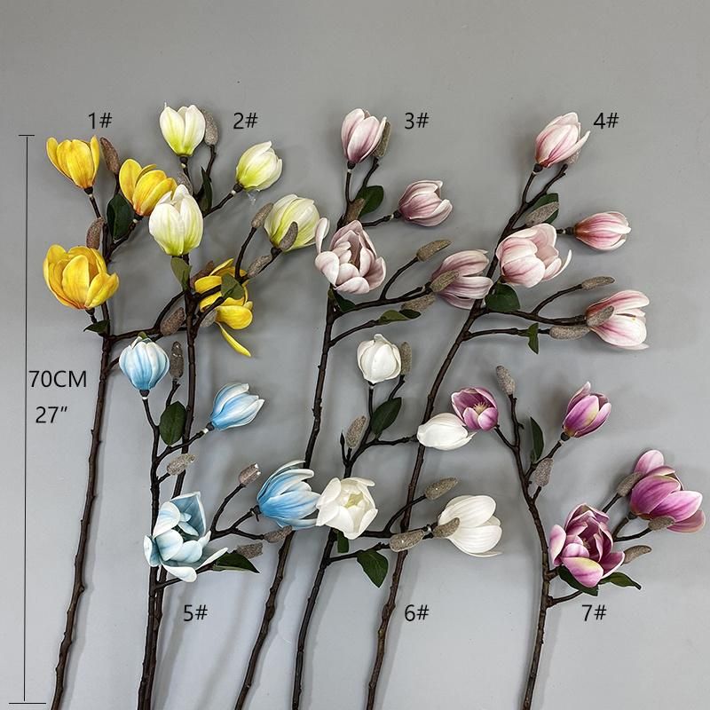 70cm Artificial Magnolia Flower Wholesale