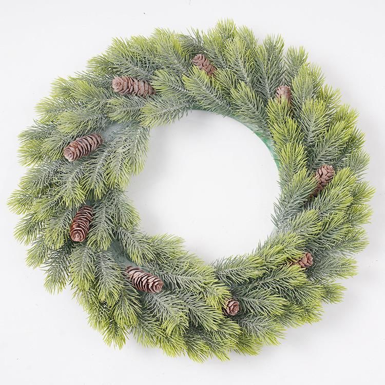 Felt Ball Xmas Vines Event Centerpieces Pine Artificial Faux Magnolia Leaf Colors Wool Tree Swirl for Hot Christmas Garland