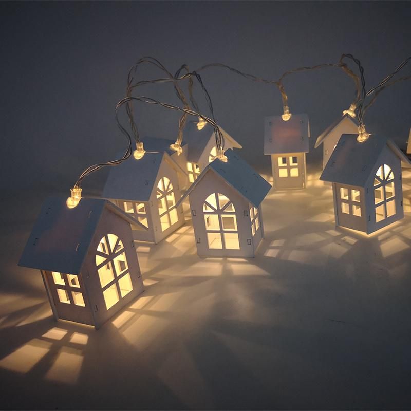 Small House Table Lamp Christmas Tree for Christmas Decoration LED Light