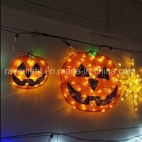 Flickering LED Pumpkin Decorative Outdoor Halloween Decoraction LED Motif Light