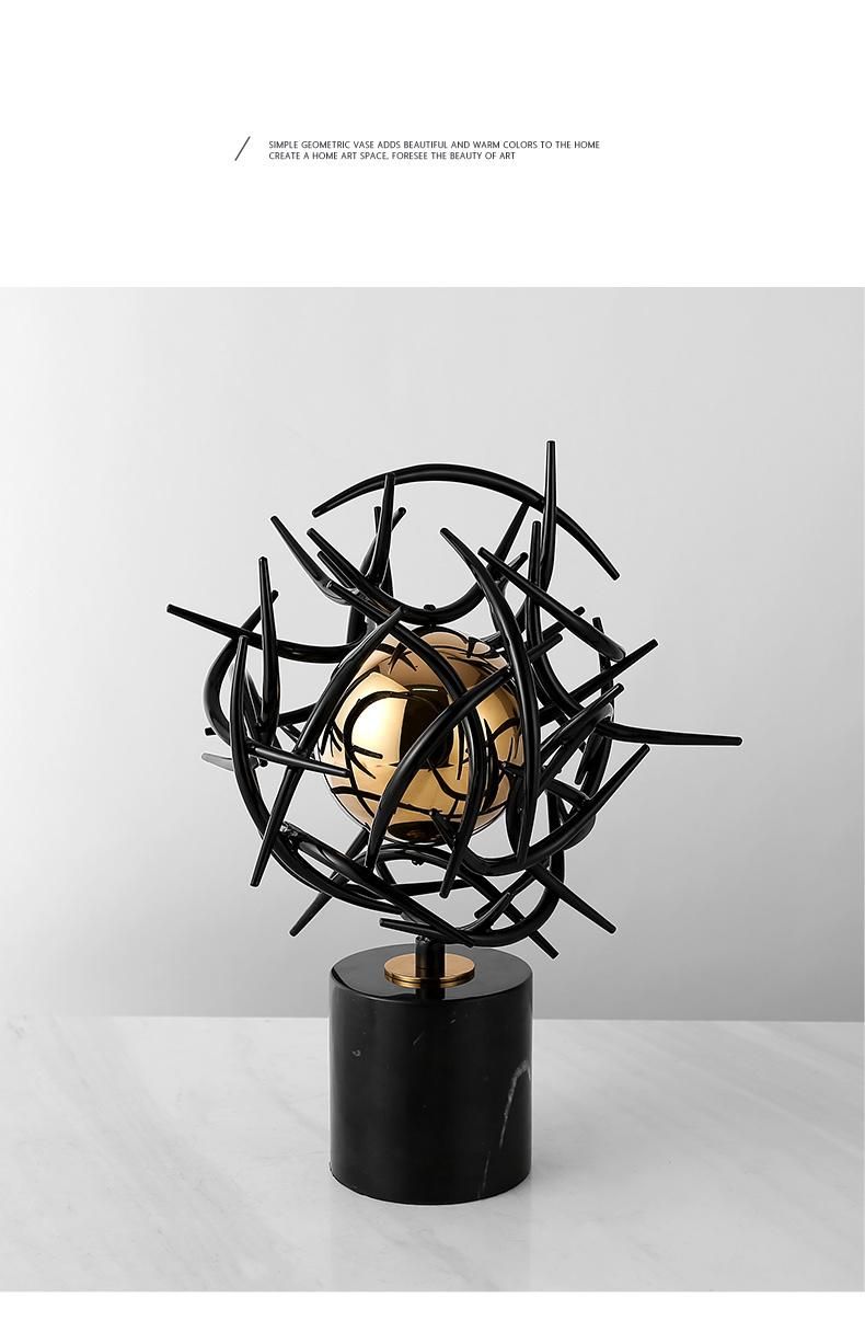 Accessories Stainless Steel Terrestrial Globe Decor Dining Table Decorations for Home Modern