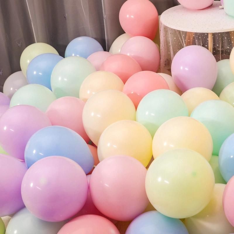 10inch Latex Colorful Macaron Balloon Wedding Decoration Ball Birthday Party Supplies