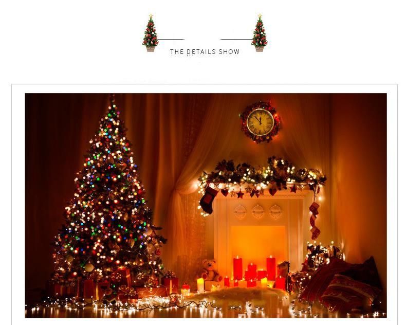 PE PVC Material a Variety of Color Models LED Artificial Christmas Tree
