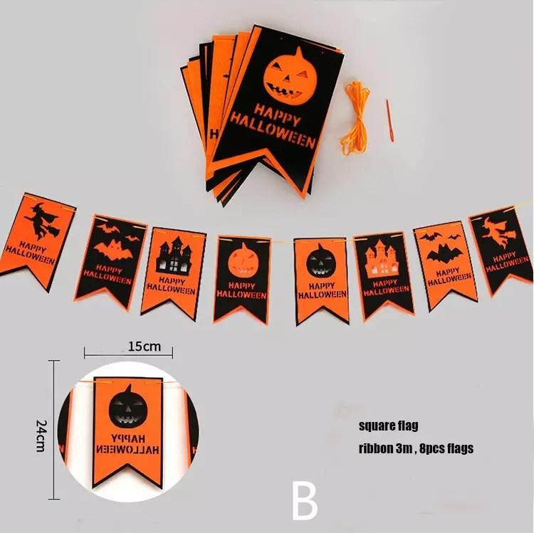 Customized Ornaments--Halloween & Christmas Felt Witch, Ghost Banner
