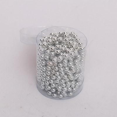 Cheap Price Silvery 8mm*5m Round PS Material Bead Garland