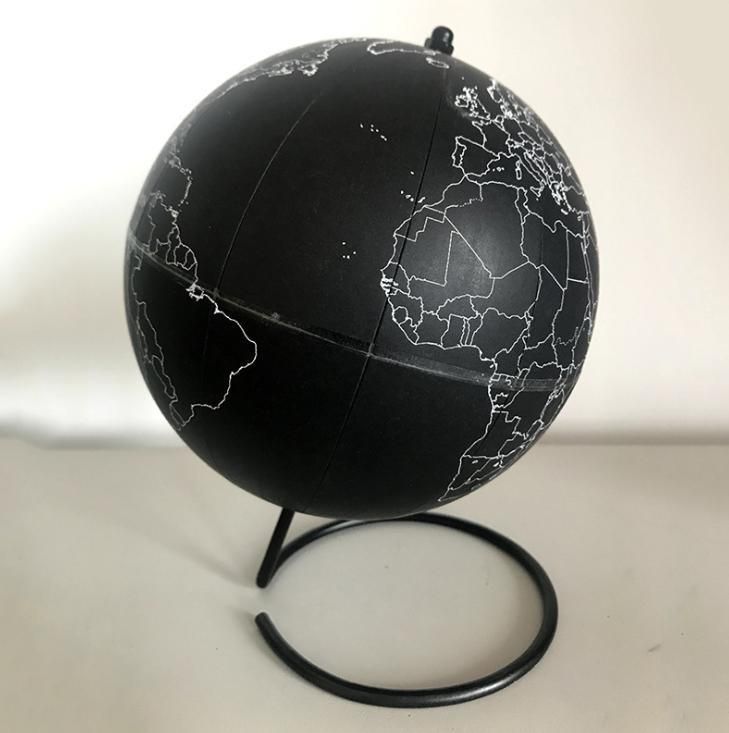 8 Inch Teaching Cork Globe with Push Pins Desktop Decoration Promotional Gift Office Decoration