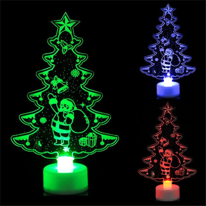 O-051q43hmini Lovely Purple Christmas Tree Light