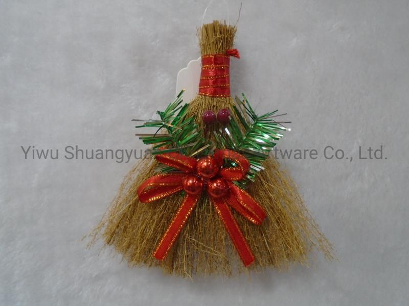 Christmas Hanging Besom for Holiday Wedding Party Decoration Supplies Hook Ornament Craft Gifts