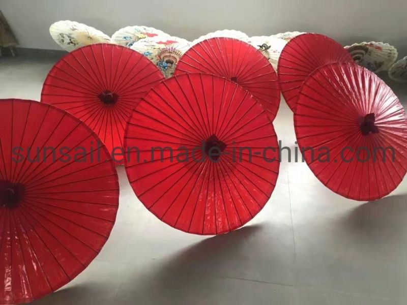 High Quality Rice Paper Bamboo Parasols