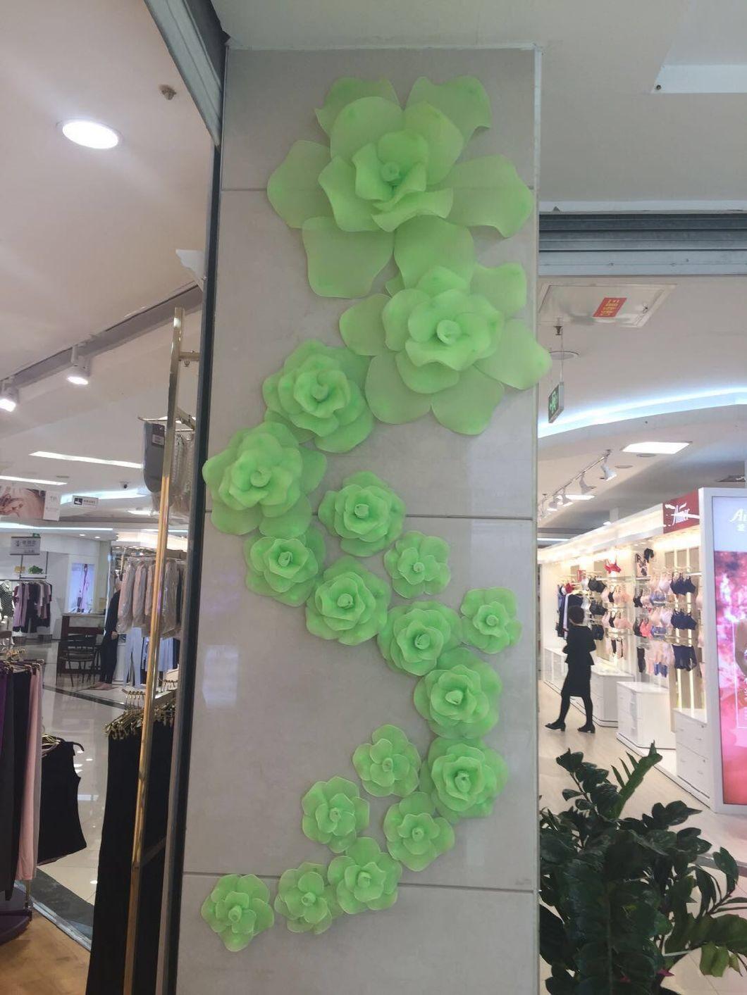 Handmaking Rose Silk Flower Props Decoration for Shop Window Display