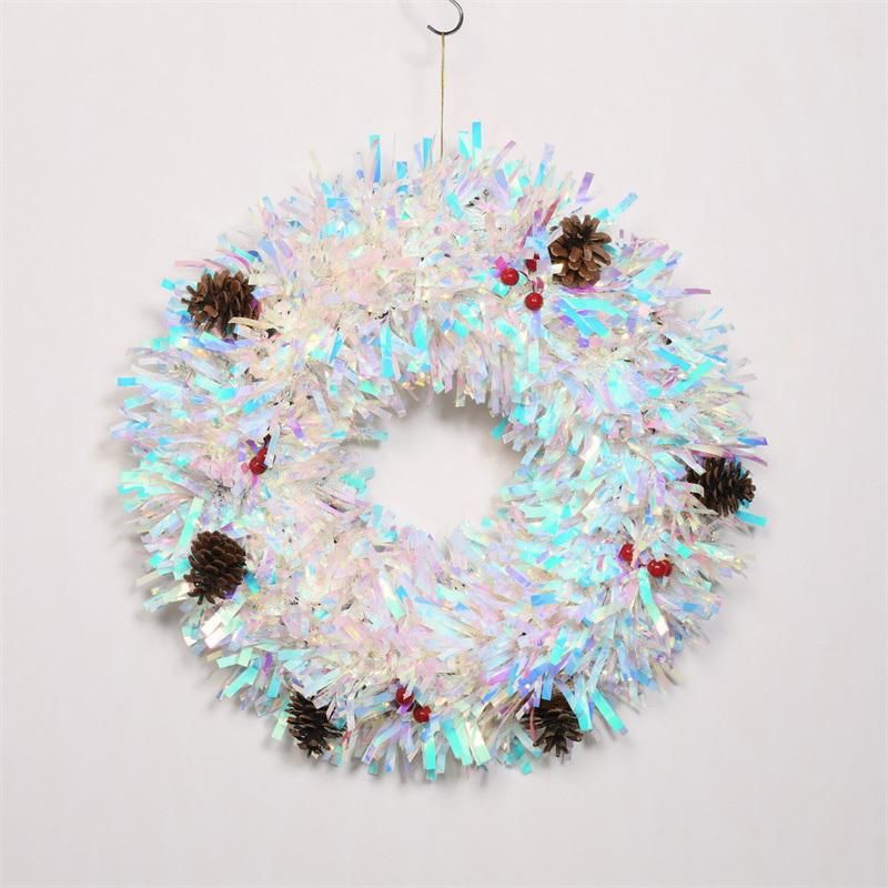 Merry Christmas Wreath Indoor Christmas Eve Home Party Decoration