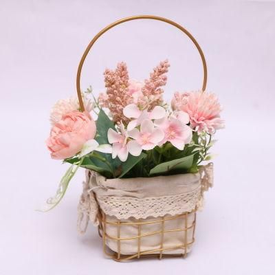 Home Decoration Artificial Flower with Ornament Decorate
