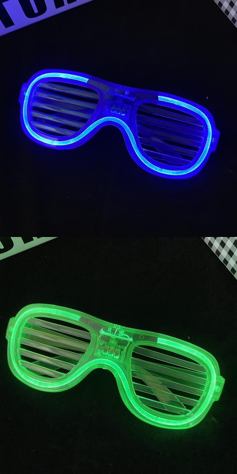 LED Light Glasses for Christmas Birthday Halloween Party Decoration