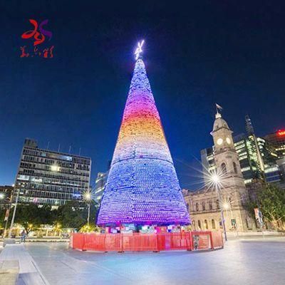 Programmed Multicolor PVC Christmas Decorative Tree with Music