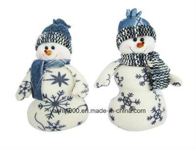 Customized Christmas Plush Stuffed Soft Toy Snowman