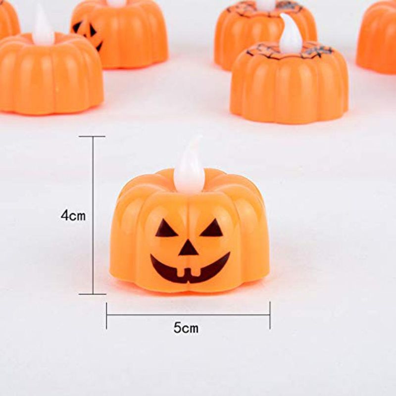 Candle Lantern Pumpkin LED Indoor Candle Lamp Halloween Party Decor