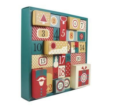 Christmas Gift Box Cosmetic Advent Calendar Cardboard Box