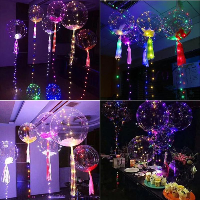 Party Balloons LED Lights Bobo Bubble Balloon