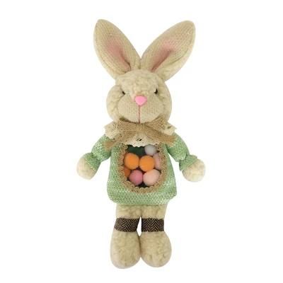 Latest Colors POM Poms Balls Inside Toys Doll Bunny Soft Plush Easter