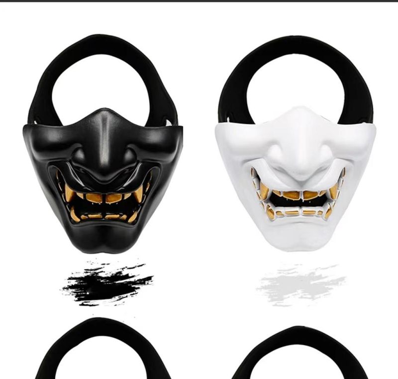 Hot Sale Festival Laugh Prajna Tactical Mask Cos Paintball Devil Horror Half Face Mask