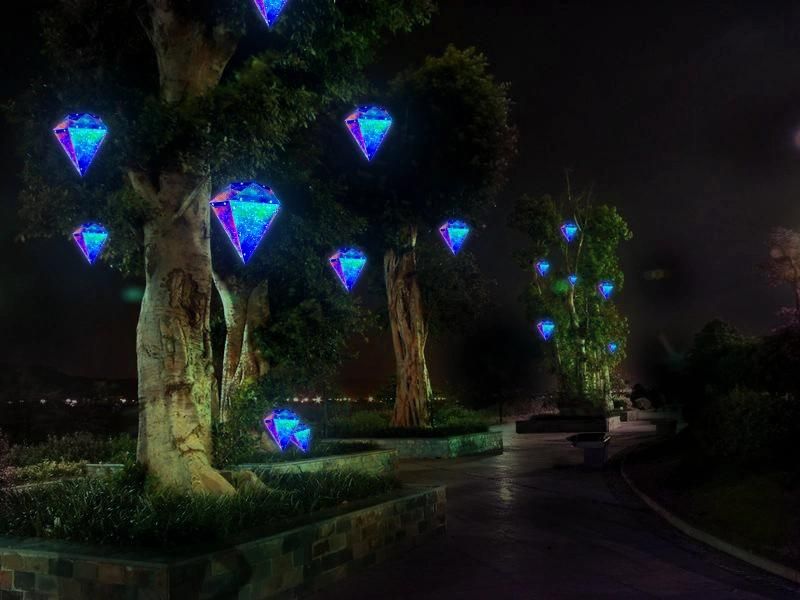 New Arrival 3V 3D Decorative Light Fairy LED Diamond Lighting for Events