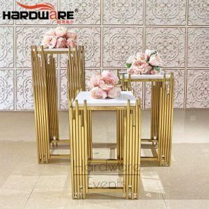 Stainless Steel Frame Cake Stand Wedding Decoration Flower Stand