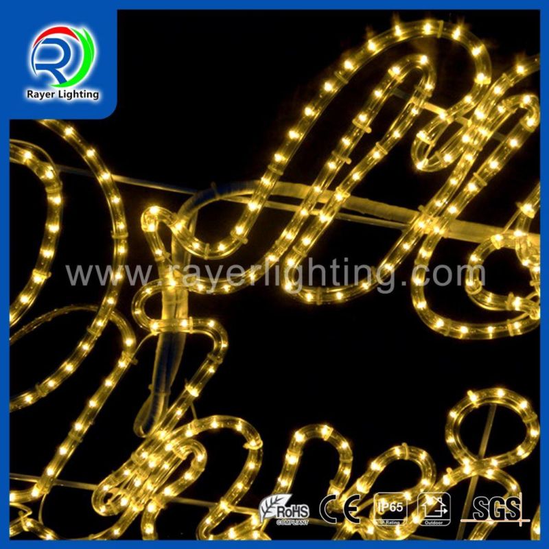 LED Twinkle Rope Lightled Holiday Flicker Outdoor Light LED Motif Lights