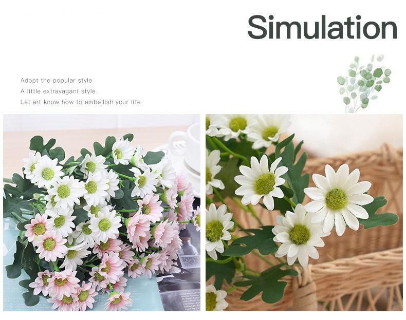 Home Party Decor Flower Artificial Chrysanthemum Daisy Flower