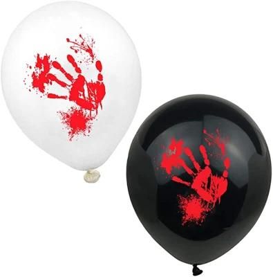 Halloween Balloons, 12&quot; Blood Splatter Balloons for Halloween Party Supplies 10PCS